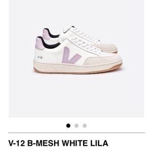 Veja V-12 B-Mesh White Lila sneaker size US9 EUR40